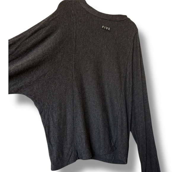 Bundle 2 Five Dancewear loose fitted pullover soft sweatshirts grey and black - Picture 3 of 7